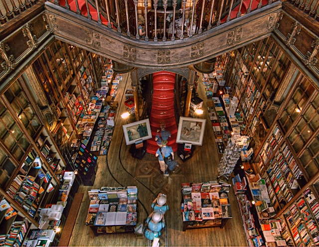 Boekenwinkel Livraria Lello in Porto
