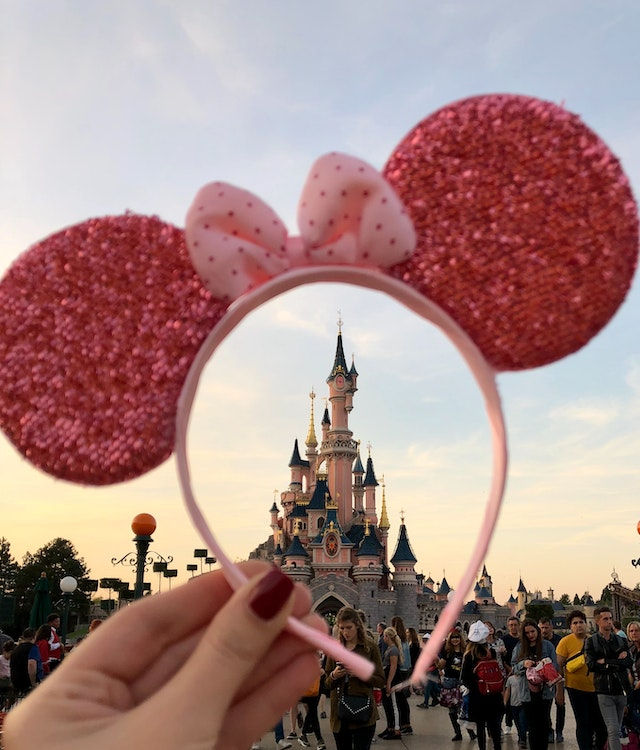 Het beroemde kasteel van Disneyland Parijs